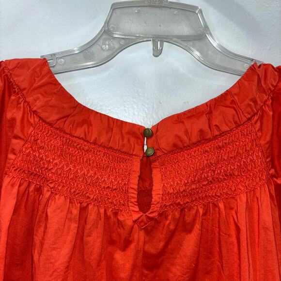 Maeve Anthropologie Jessie Smocked Swing Blouse Size XS - Picture 10 of 16